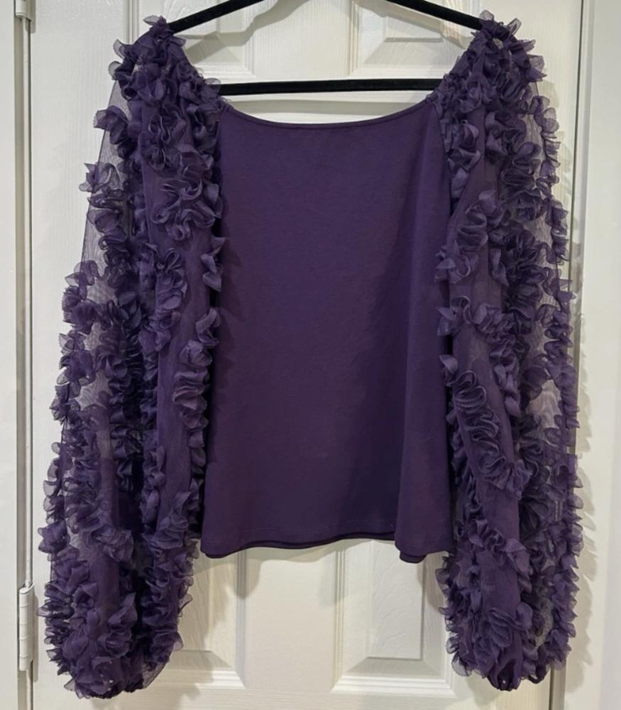 Andrew Marc NWT Purple Party Blouse💜